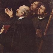 MURILLO, Bartolome Esteban The Infant Jesus Distributing Bread to Pilgrims (detail) a Spain oil painting artist